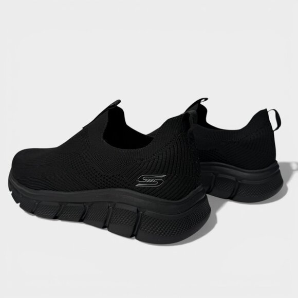 Skechers BOBS B Flex Frigid Edge Mens 8 Black Slip On Stretch Fit 118107 NEW main image 13